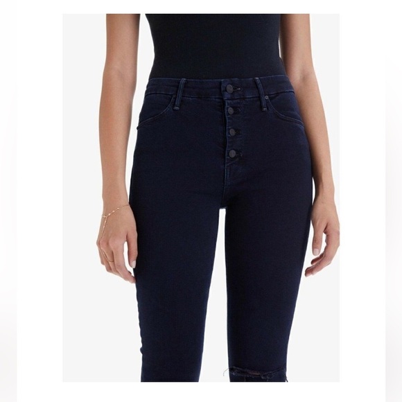 MOTHER THE PIXIE ANKLE FRAY HOLD HANDS TIGHTLY SIZE 25 stretch - Picture 2 of 12